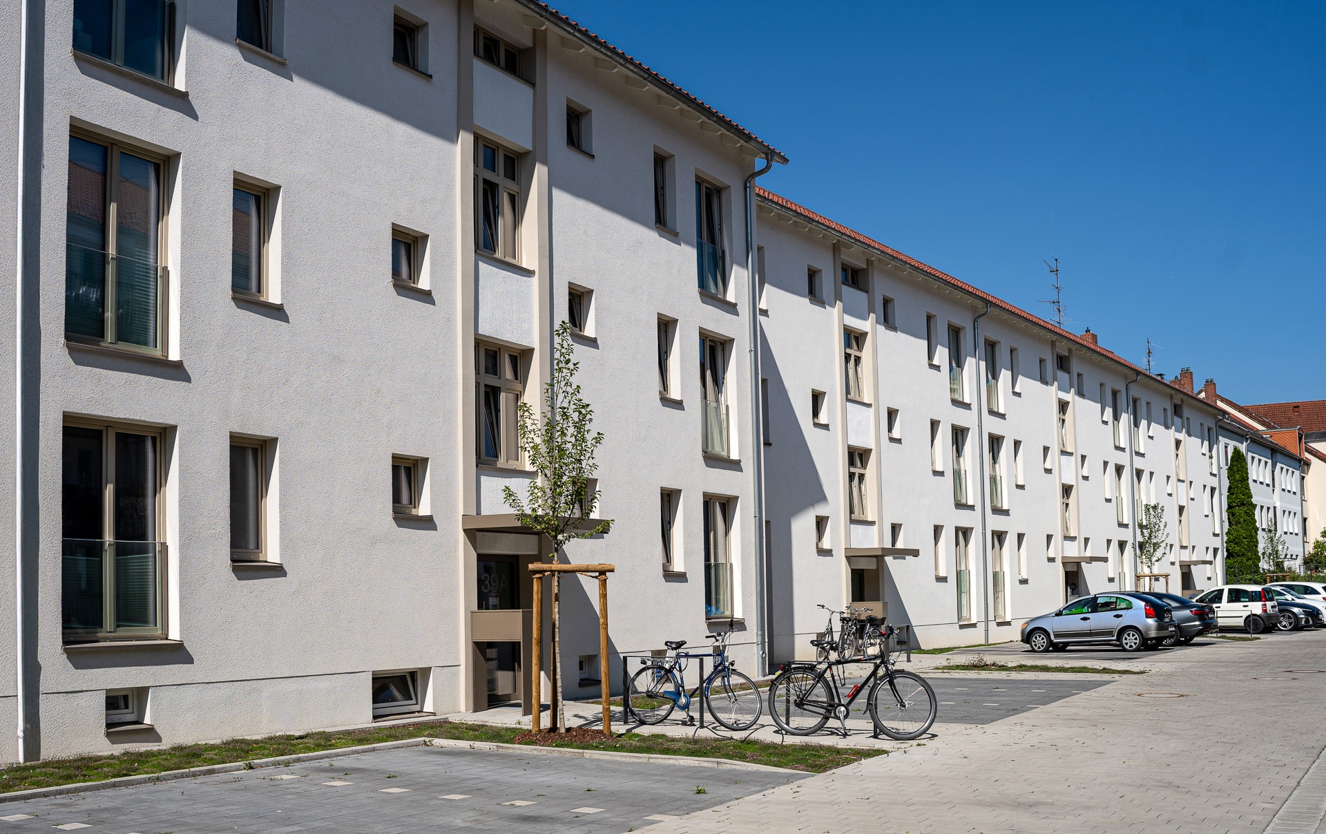 Außenansicht Hinterhaus Echternstrasse - König Projektbau