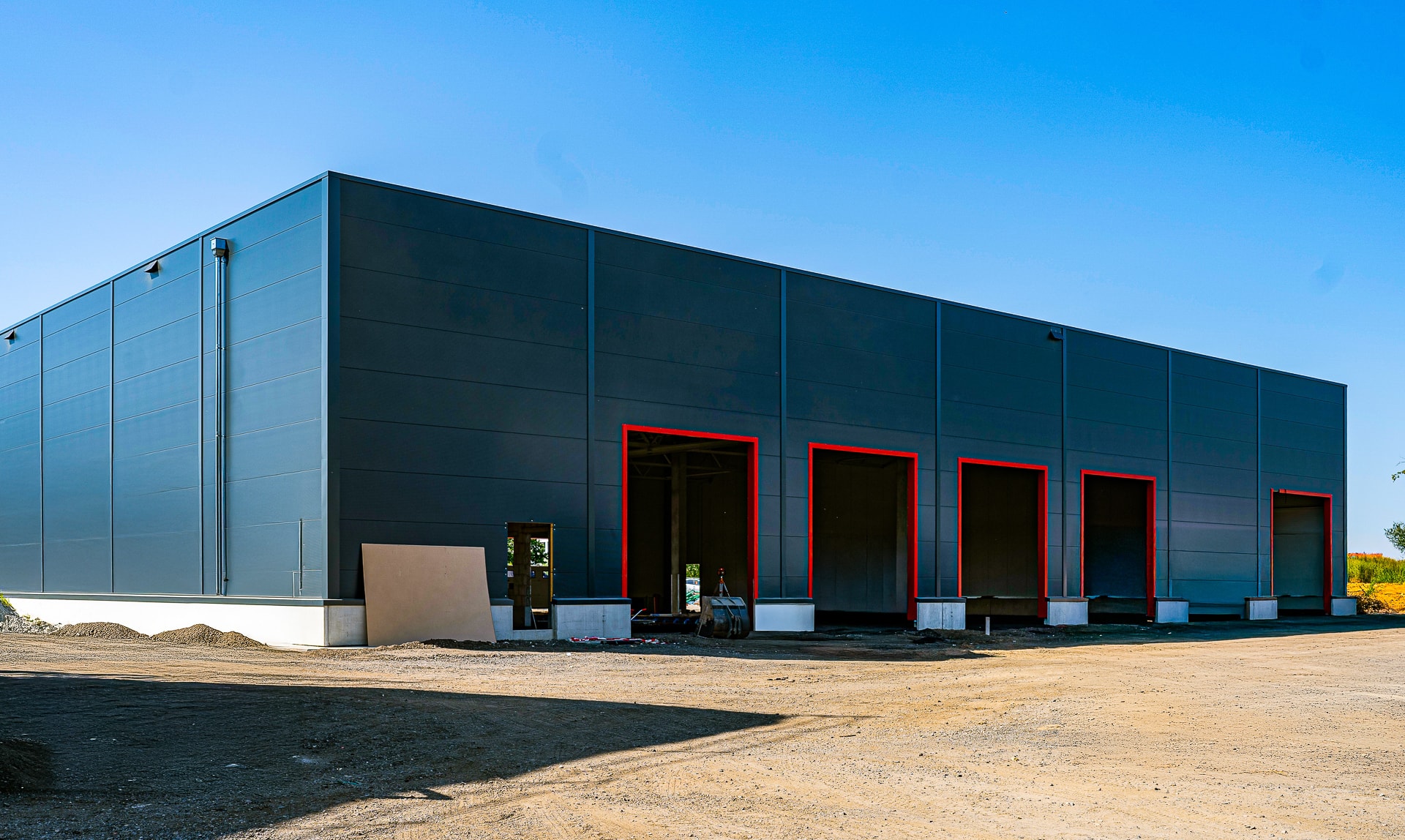 Außenansicht Rüdebusch Halle - König Projektbau