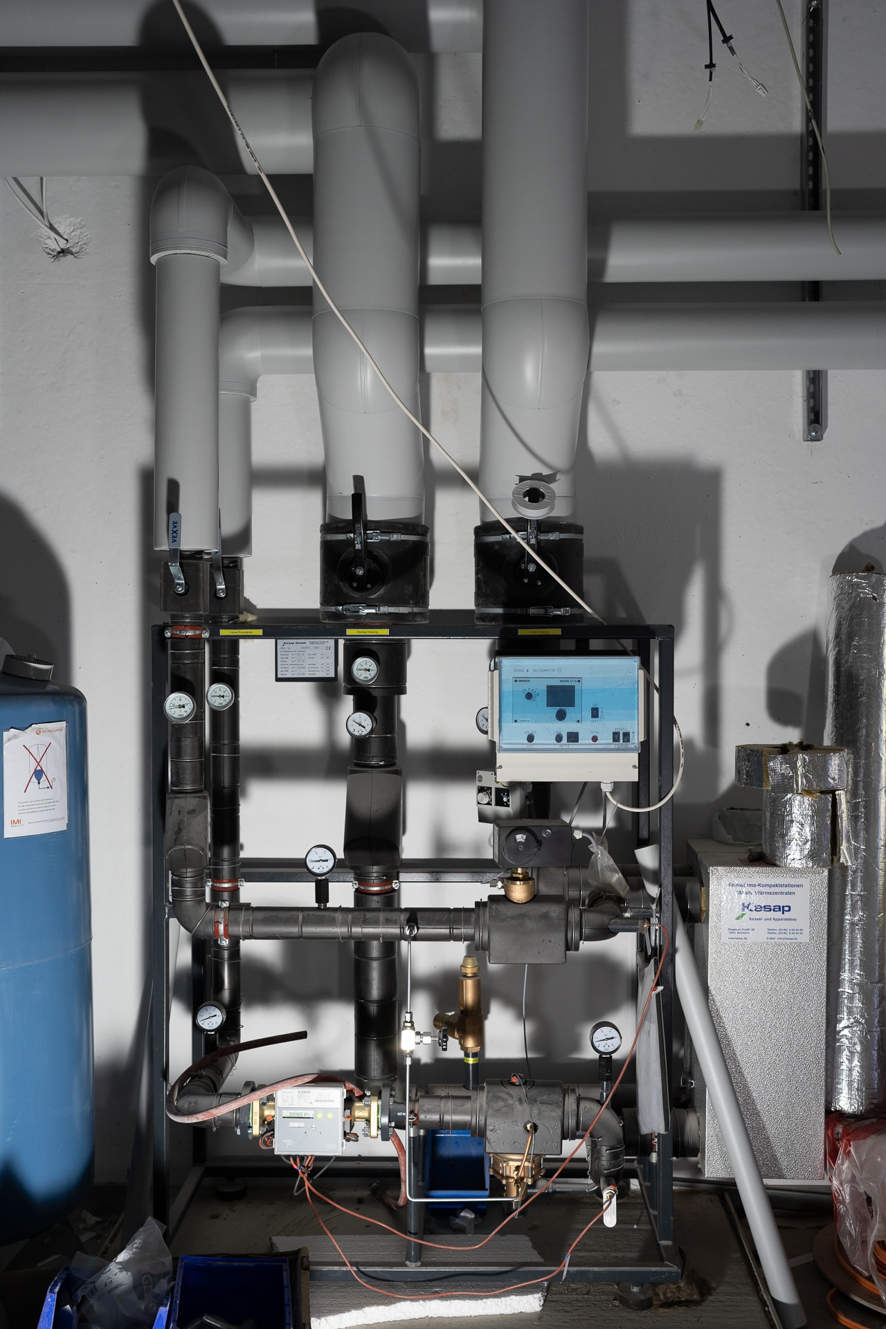 Fernwärmekompaktstation Helene-Engelbrecht-Schule - König Projektbau