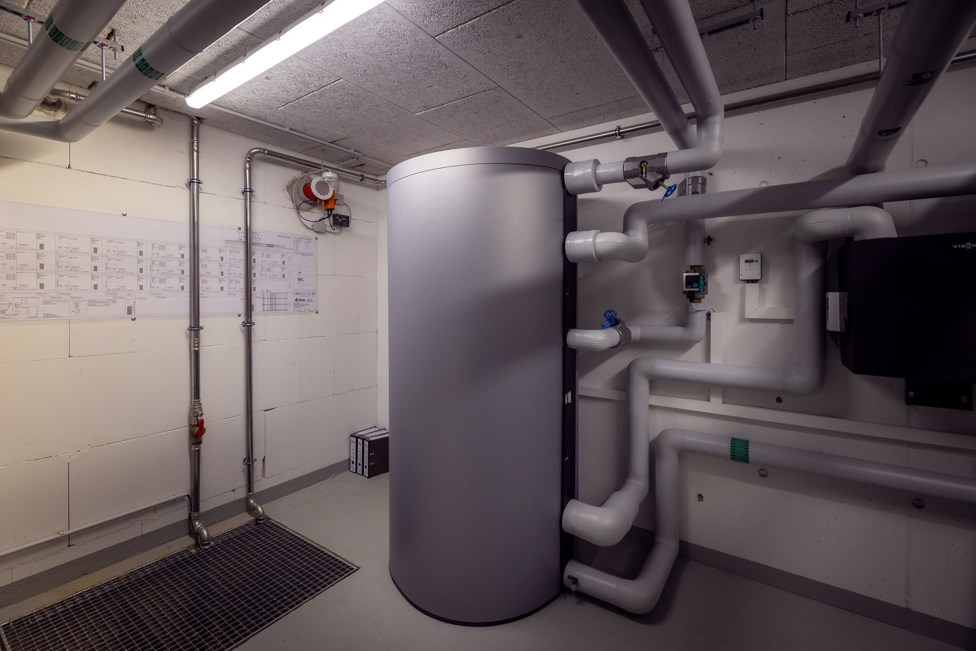 Pufferspeicher Mehrfamilienhaus Wasserstadt-Limmer-Baufeld 14 - König Projektbau